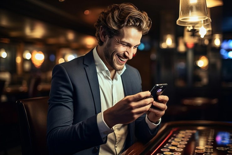 Tampilan meja roulette pada layar mobile bursa 188